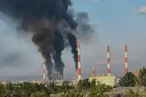 اوکراین پالایشگاه نفت مسکو را هدف قرار داد