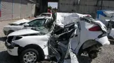 ببینید/ رانندگی با پژو ۲۰۶ پس از آسیب شدید خودرو