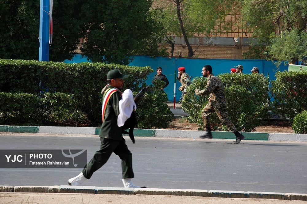 تصاویر: مروری به حمله تروریستی به رژه نیرو‌های مسلح در اهواز در سال ۱۳۹۷