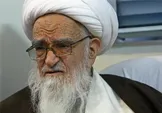 انتقاد آیت‌الله صافی‌گلپایگانی از حضور زنان در ورزشگاه و تماشای فوتبال/این کار افتخار نیست‌