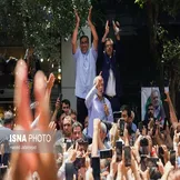 تصاویر: حضور «مسعود پزشکیان» در بازار شوش