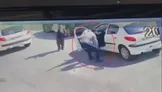 ببینید/ ضرب و شتم یک «خانم راننده» توسط یک آقا در شهرک اندیشه کرج