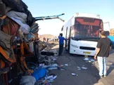 فوریت‌های پزشکی: برخورد کامیون بنز با اتوبوس مسافربری در آزادراه ساوه ـ تهران، ۳ کشته و ۹ مصدوم بر جای گذاشت/ حال ۳ نفر از مصدومان وخیم گزارش شده/ پلیس: علت این حادثه، خواب‌آلودگی راننده کامیون بوده