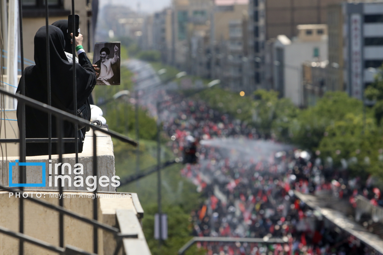 تصاویر: مراسم تشییع پیکر مطهر رهبر شهید انقلاب در تهران