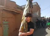 سنت دیرینه عَلَم گردانی در روستای زاغه