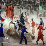 تصاویر: تعزیه صحرارود فسا بزرگترین تعزیه میدانی کشور