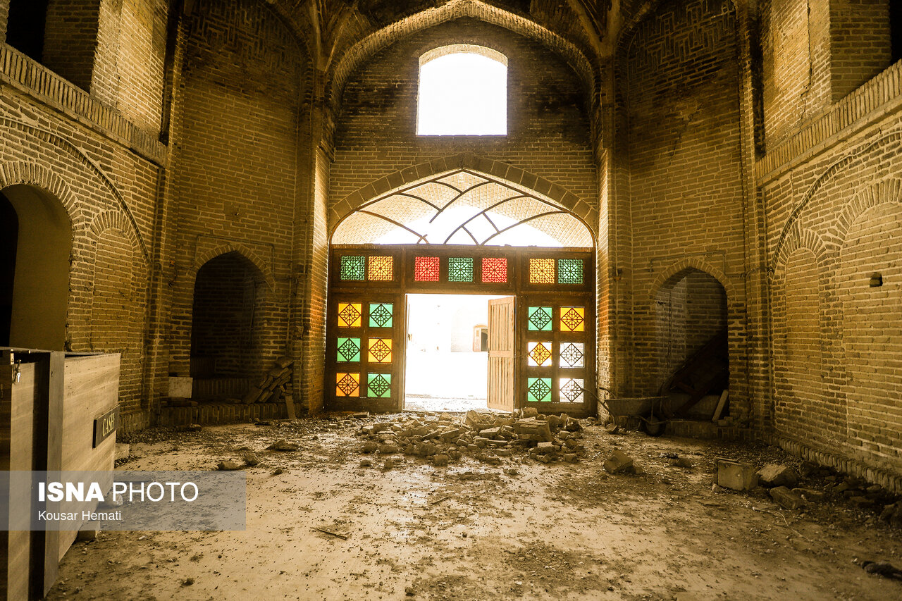تصاویر: وضعیت نابسامان کاروانسرای شاه عباسی - کرمانشاه
