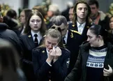 تصاویر : سوگواری اوکراینی‌ها در تشییع جانباختگان حادثه هواپیما