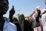 تصاویر : اعتراض مردم سودان به عادی سازی روابط با اسرائیل
