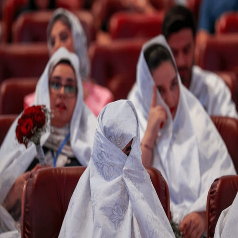 تصاویر: جشن ازدواج ۱۱۰ زوج تهرانی