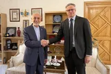دیدار سفیر آلمان با علی اکبر صالحی