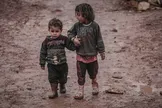 تصاویر : آوارگان سوری در گل و لای
