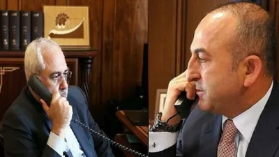 گفت وگوی تلفنی ظریف و چاووش اوغلو پیرامون تحولات سوریه