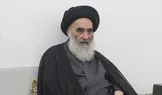 ویدیو/ آيت الله سيستاني قبل از عمل جراحي در نجف اشرف