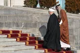 تصاویر : استقبال رئیس جمهور از امیر قطر