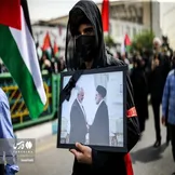 تصاویر: مراسم تشییع پیکر شهید اسماعیل هنیه در تهران