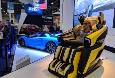 صندلی ماساژ لامبورگینی در نمایشگاه CES 2019  رونمایی شد+ تصاویر