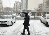 ویدیو / بارش برف پاییزی در تهران