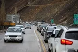 ترافیک سنگین در جاده چالوس و آزادراه تهران - شمال