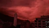 ببینید/ آسمان سرخ ونزوئلا در پی زمین‌ لرزه‌های اخیر